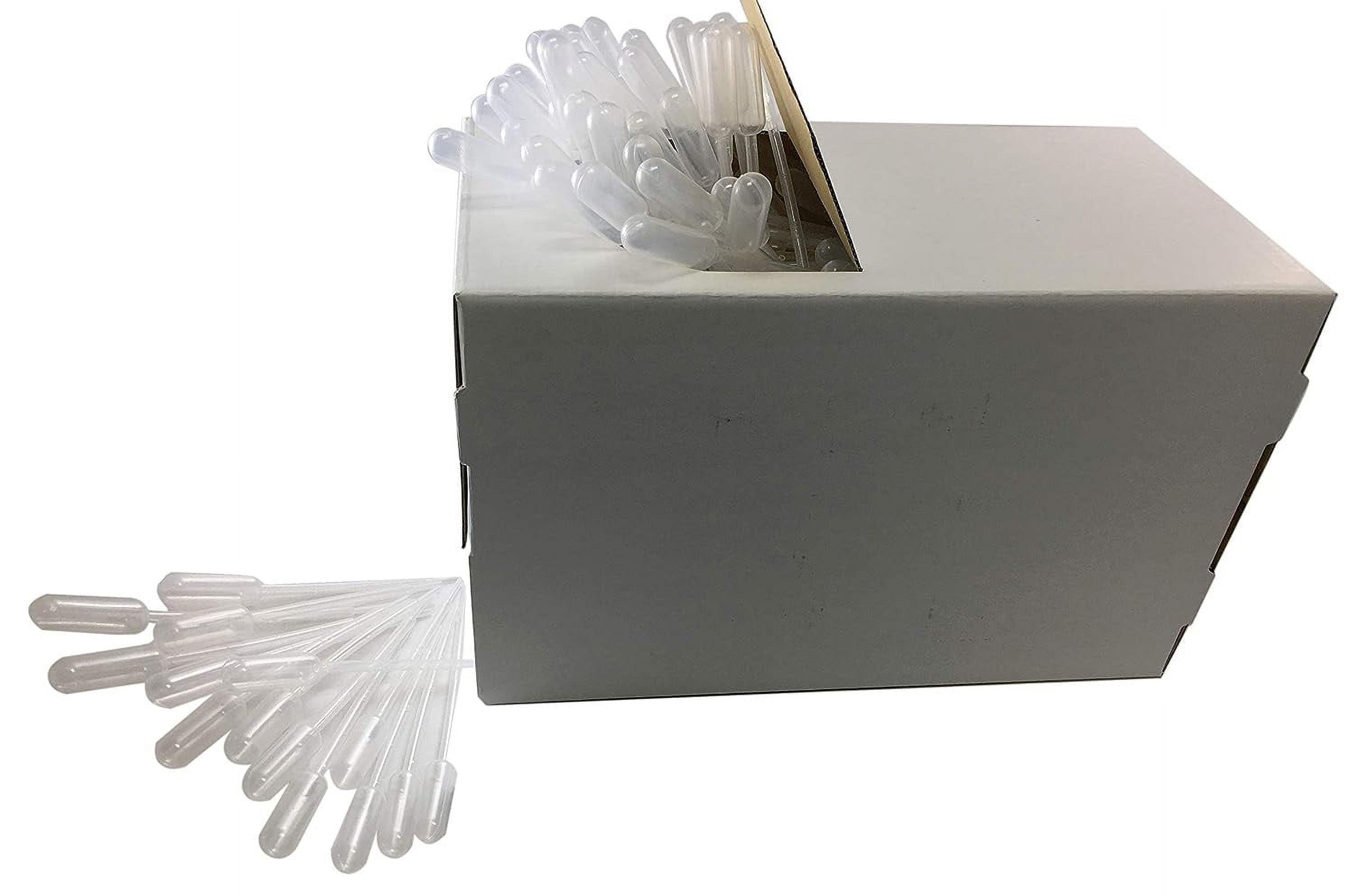 Plastic Transfer Pipettes, 3mL Capacity-Graduated to 1mL - Short Bulb, Sterile, 500 per Case by Sponix BioRx