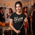 thumbnail image 4 of Womens Old Salem Broom Co T Shirt Funny Halloween Witch Tee Womens Graphic Tees, 4 of 9
