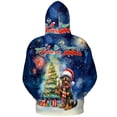 thumbnail image 2 of Merry Christmas and Happy New Year Santa Rottweiler Holiday Xmas Winter All Over Print 3D Hoodie Unisex Merch Hoodies Rottie Dog Lover Gifts Idea - 00024, 2 of 6