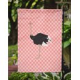 thumbnail image 3 of Carolines Treasures BB7924GF Common Ostrich Pink Check Garden Flag, 3 of 3