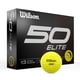 thumbnail image 1 of Pelotas de golf Wilson Fifty Elite, paquete de 12, color amarillo, 1 of 1