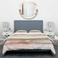 thumbnail image 2 of Designart 'Influence of Line and Color' Geometric Duvet Cover Set, 2 of 4