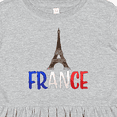 thumbnail image 4 of Inktastic France Eiffel Tower Flag in Text Girls Toddler Dress, 4 of 5