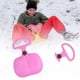 thumbnail image 4 of Trineo de nieve portátil para niños y adultos - Trineo de invierno de plástico ABS con asa extragrande para esquiar, arena y césped - 49 x 37 cm (19,29 x 14,57 pulgadas) -, 4 of 6