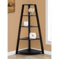 thumbnail image 2 of Pemberly Row 4 Shelf Corner Bookcase in Cappuccino, 2 of 2