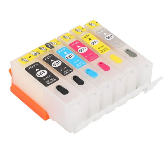 Accessoires d'Imprimante, Ensemble de 5 Cartouches d'Encre pour Canon Design de Nouvelle Génération
