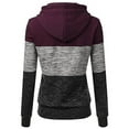 thumbnail image 2 of Ketyyh-chn99 Chandail à Col Rond pour Femmes Dames Décontracté Ample à Manches Longues Col Rond Tunique Ligne A Blouse Bordeaux,m, 2 of 3