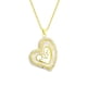 thumbnail image 1 of ¡Campaña con descuento!Elegante collar con colgante de circonio con incrustaciones de amor de la madre para el día de la madre, joyería de cadena de acero inoxidable al vacío femenina y versátil, 1 of 5