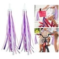thumbnail image 2 of AMLESO Kids Bike Streamers Grips Tassels Boys and Girls Durable 8inch Length Handlebar Streamers for Tricycle Riding Pink, 2 of 10