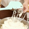 thumbnail image 6 of PQPO Silicone Spatula for Mixer Beater Scraper, Non-Stick Spatula for Baking, Scraping, Mixing, Cooking, Heat-Resistant Spatulas for Kitchen Aid Mixer Accessories, Multipurpose Kitchen Tools, Black, 6 of 8