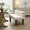Beige, variant on Christopher Knight Home Modern Boucle Upholstered Dining Bench with Solid Wood Legs, Light Gray