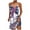 Pink dresses for women, variant on Dresses for Women 2024 Summer Sleeveless V-Neck Feather Print Casual Short Sundress Beach Slim Spaghetti Strap Tunic Mini Sun Dresses Green s Under $5