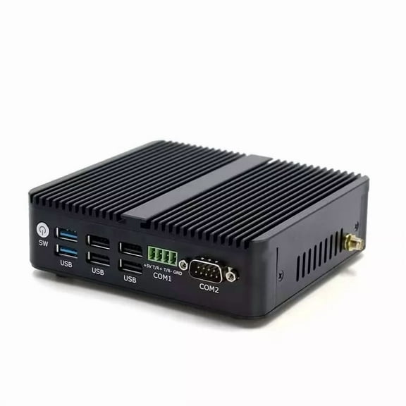 Fanless Mini PC N100, Intel Alder Lake N100 (3.4GHz), 32GB DDR4 RAM 1TB SSD