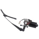 Windshield Wiper Assembly Kit, Windshield Wiper Blades Assembly Windshield Kit Silent Cleaning Windshield Wiper  for UTV ATV for Flat Windshields