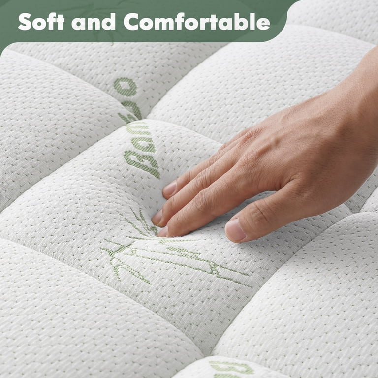 EMONIA Queen Bamboo Viscose Mattress Pad, Pillow Top photo 7