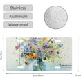 Abstract Floral Daisy Watercolor Spring Flower print Plate Cover