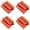 Red 4PCS, variant on 18x14in Boat Throwable Flotation Device, Swimming & Boat Throwable Flotation Device, Foam Boat Cushions for Boating, Swimming