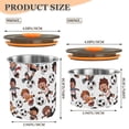 thumbnail image 3 of Play Soccer Ball Airtight Coffee Bean Canister 30oz Food Storage Containers with Lids For Gournd, Tea, Sugar, Flour, Rice, Cereal, Candy Cookie Jar, 3 of 8