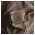 thumbnail image 5 of saney 2 Piece Semi Sheer Voile Window Drapery Curtain Grommet Panels for Bedroom & Living Room (54" W x 84" L, Chocolate Brown), 5 of 9