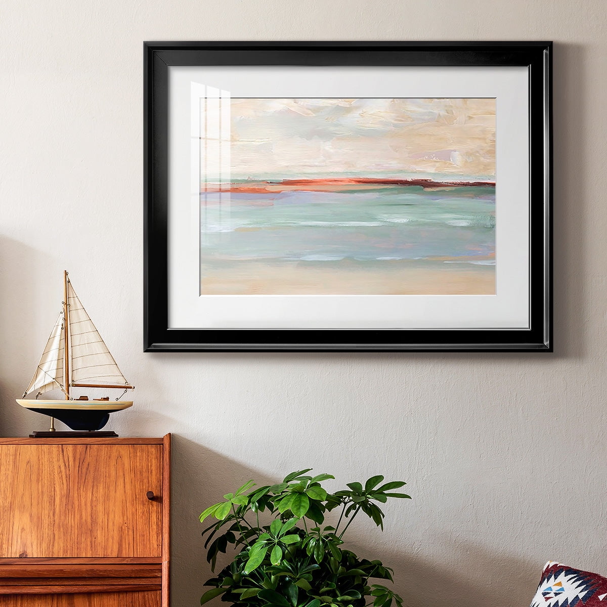 Sienna Horizon I Premium Framed Print - Ready to Hang