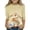Multicolor, variant on Easter Tops for Girls 3/4 Sleeve Bunny Egg Printed Easter Day Print Round Neck Bottom Shirt 3-13Y Multicolor 3-4 Years