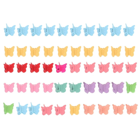 50pcs Butterflies Hair Clips Small Hair Claw Clips Hair Accessories for Women Girls