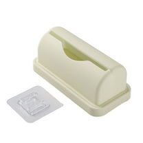 Trash Bag Dispenser No Drill Installation, Under Sink Wall Mount Holder for Small Trash Can Liners, Compact Organizer with Adhesive Backing