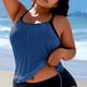 thumbnail image 5 of TaTaai Plus Size Loose Split Swimsuit, Women's Solid Color Padded No Steel Support Swimwear, Elastic Design, Ideal for Summer Beach Pool Vacation Wear Gift, 5 of 5