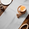 thumbnail image 4 of Gray Striped Table Runner, Modern Minimalist Vertical Stripes Lines Washable Cotton Linen Table Runners 36 Inches Long, Dresser Scarf Runner for Nightstand/End Tables/Round Tables 13''x36'', 4 of 8