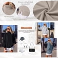 thumbnail image 5 of SUNBS Oversize Sweatshirts for Women Long Sleeve shirts Cowl Neck Drop Shoulder Pullover Tops Casual, 5 of 8