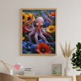 thumbnail image 6 of Diamond Art Kit for Adults, Octopus In Colorful Flower Garden Diamond Painting for Adults Beginners, 5D DIY Diamond Art Painting Kits, Colorful Diamond Painting Craft for Home Decor 12x16, 6 of 7