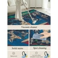 thumbnail image 5 of Funny Dog Area Rug for Bedroom 4x6 Ft Dogs Playing Poker Playing Cards Retro Super Soft fuzzy Throw Rug Non-Slip Fluffy Plush Indoor Floor Carpet for Living Room Nursery Home Decor, 5 of 8