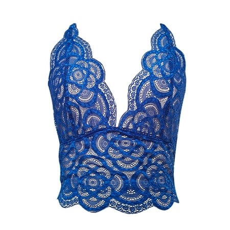 

kpoplk Womens Bras Women s Balconette Bra Seamless Plus Size Full Coverage Underwire Support Bras(Blue)
