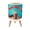 Color 1, variant on Small Trash Can with Lid Highland Cow Baby Brown Peeping Highland Cattle Cute Funny 1.8 Gallon Dog Proof Trash Can Round Garbage Can Waste Bin Wastebasket for Bathroom Bedroom Living Room