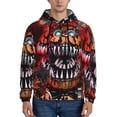 thumbnail image 2 of Lsque Five Nights At Freddy'S Pattern Casual Men's Hoodie,Hooded Sweatshirt with Kangaroo Pocket,Pullover Hoodie-Medium, 2 of 8