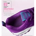 thumbnail image 3 of YAZI Women's Walking Shoes Sock Sneakers Slip on Mesh Air Cushion Comfortable Wedge Easy Shoes Platform Loafers, 3 of 8