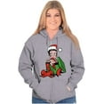 thumbnail image 4 of Cute Betty Boop Christmas Present Zip Hoodie Sweatshirt Women Brisco Brands S, 4 of 6