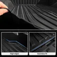 thumbnail image 4 of RVNI Floor Mats & Truck Bed Mat for 2024 2025 Toyota Tacoma Double Cab All Weather TPE Tacoma Floor Liners 2 Row Liners and Bed Liner Interior Accessories (Not for Hybrid), 4 of 6