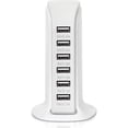 thumbnail image 6 of QinYing 6-Port USB Wall Charger Desktop Charging Station Quick Charge 2.1,Compatible with Phones,Tablets Smartphones and More, 6 of 7