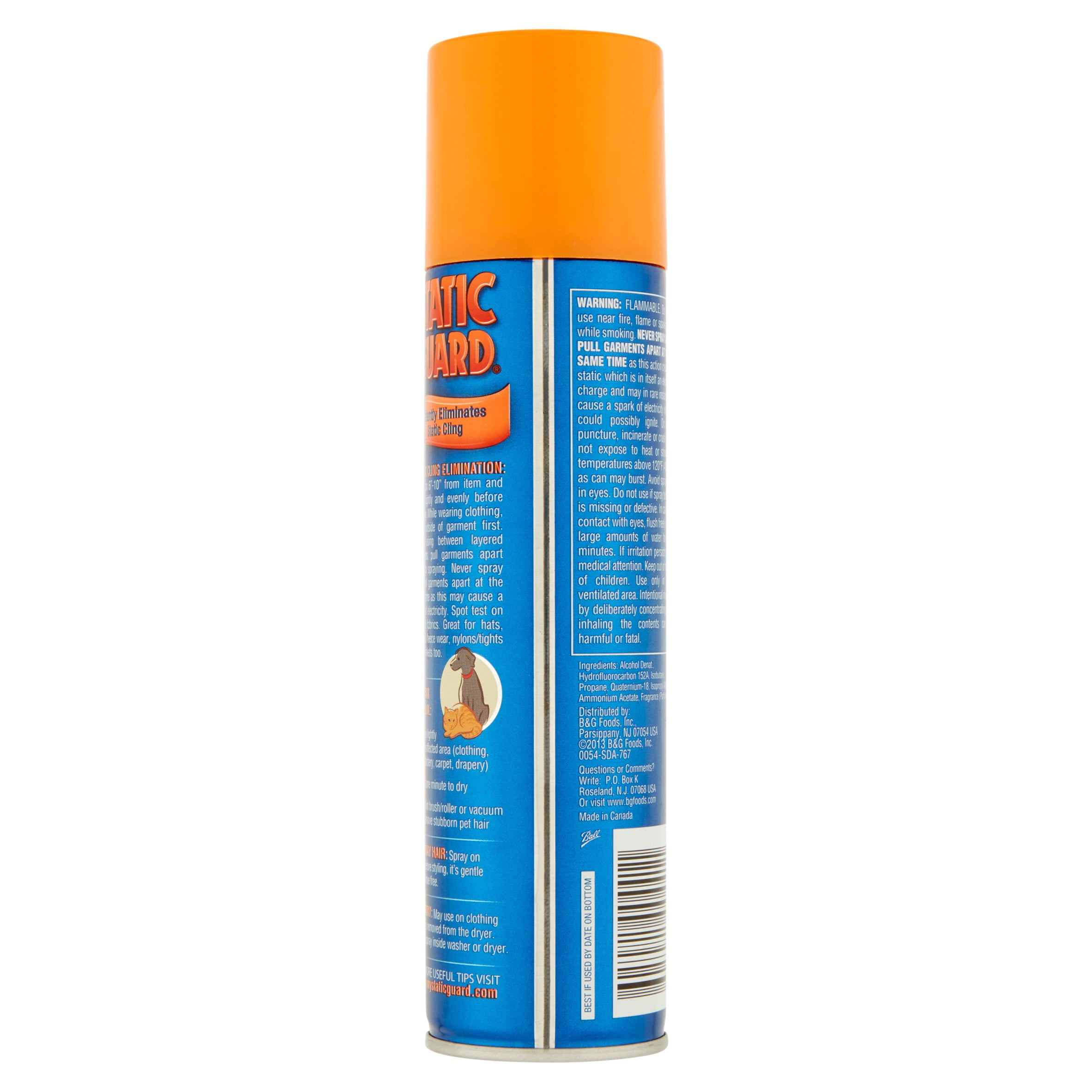 Static Guard Instantly Eliminates Cling 5 Oz Com