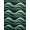 Green, Pattern 6, variant on ODIKA 4' x 6' Machine Washable Non-Slip Area Rug, abstract striped High Traffic Rug, Green, 1264099