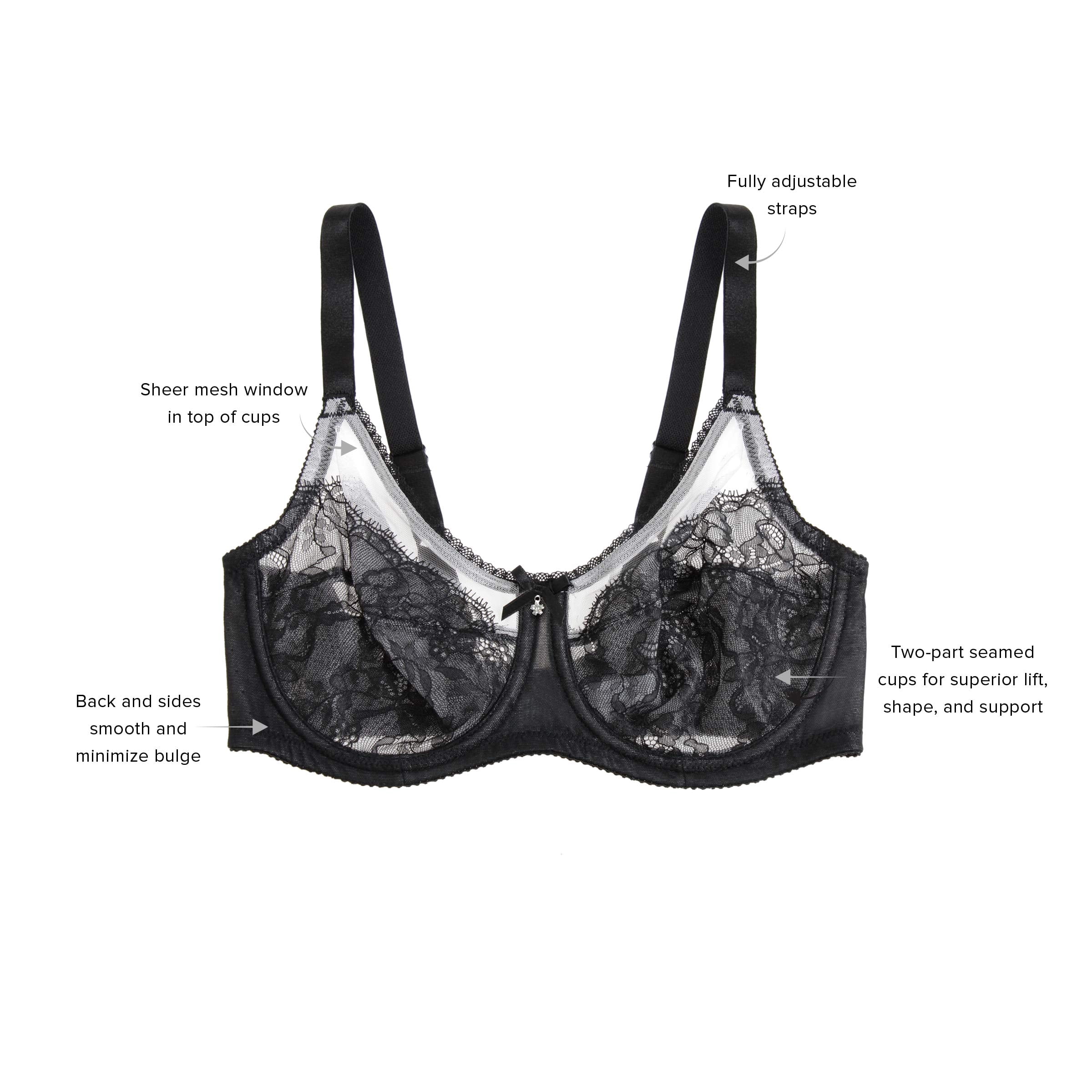 Wacoal Women's Retro Chic Underwire Bra,Toast,42H - Walmart.com