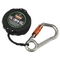 thumbnail image 2 of Ergodyne Squids® 3010 Retractable Tool Lanyard with Belt Loop Clip - 5lbs / 2.26kg, Black, Standard, 2 of 8