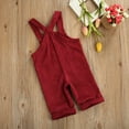 thumbnail image 4 of Hirigin Toddler Kid Baby Boy Girl Corduroy Romper Jumpsuit Bib Pants Overalls, 4 of 4