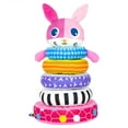 thumbnail image 1 of XFGOU full doll Toys and Hobbies Stacking & Nesting Circle Toy Soft Building Rings Stacker & Teethers Play With Early Educational Learning Stacking Tower Best Gift For 6+ Months Boys&Girls Plush toy, 1 of 8