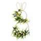 thumbnail image 1 of Decoraciones de Pascua para la Corona de Conejo de Casa Y Conejos Colgante Tejido con Perlas 75x44cm Decoraciones de Fiesta de Pascua de Madera, 1 of 7