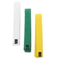 thumbnail image 4 of WASHWEPE Martial Arts Events Taekwondo Belts Green 3Pcs, 4 of 8