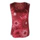 thumbnail image 4 of Camiseta informal sin mangas con cuello redondo y estampado de sol y luna de verano para mujer de talla grande Pompotops lopia989186, 4 of 5