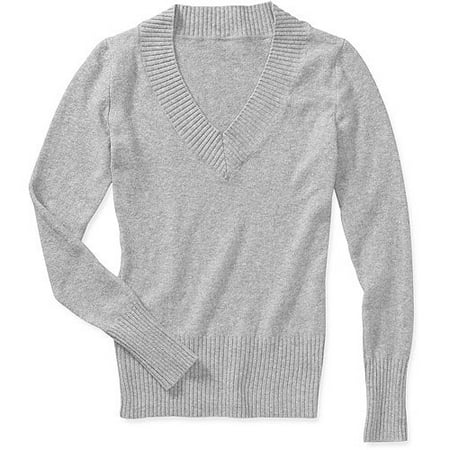 No Boundaries Juniors V-Neck Sweater