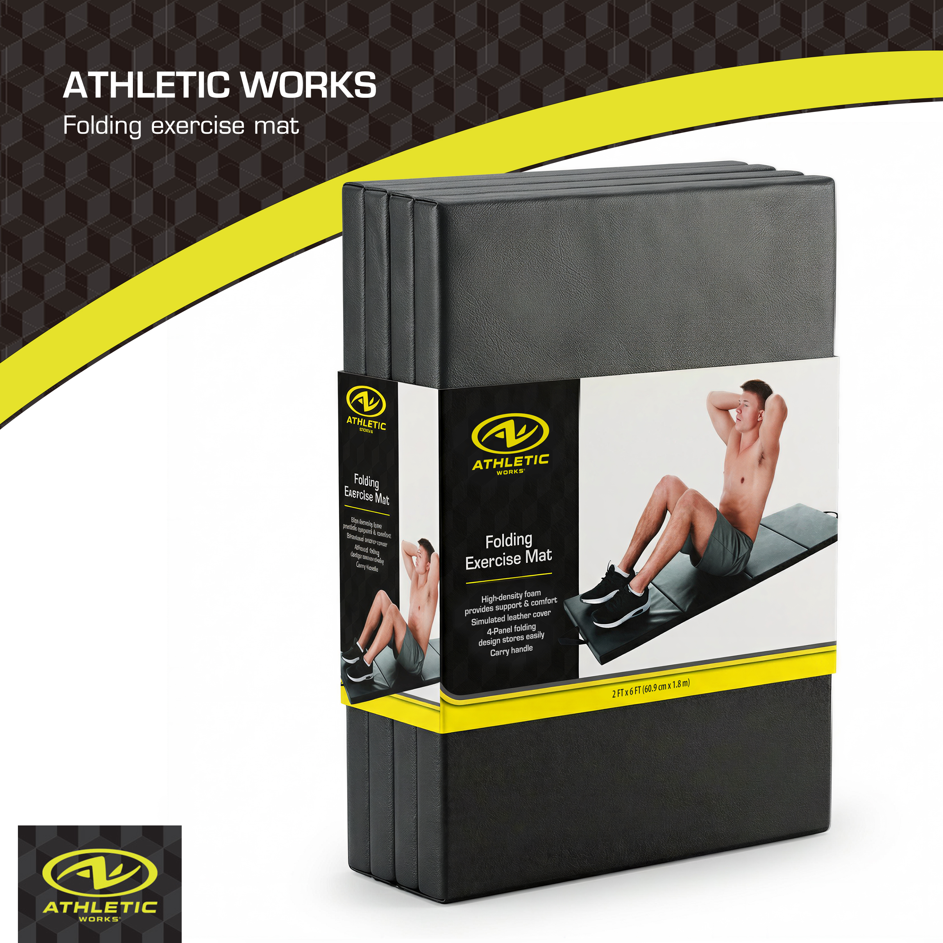 Athletic Works Folding Exercise Mat photo 2